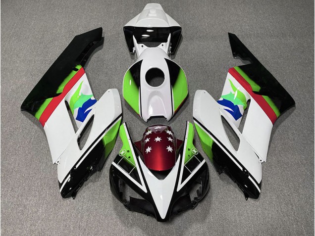 Green and Red Flag 04-05 CBR1000RR Motorcycle Fairing Green and Red Flag 04-05 CBR1000RR Motorcycle Fairing