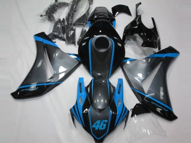 Grey Motul & Light Blue 08-11 CBR1000RR Motorcycle Fairing