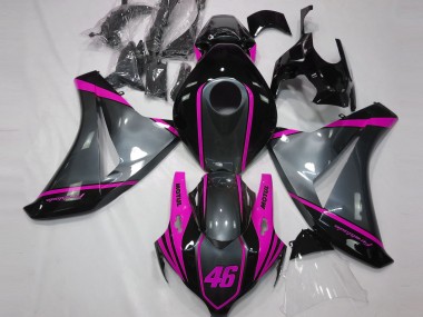 Grey Motul & Pink 08-11 CBR1000RR Motorcycle Fairing