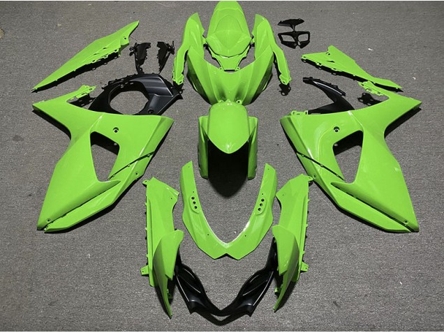High Gloss Green 09-16 GSXR 1000 Motorcycle Fairing