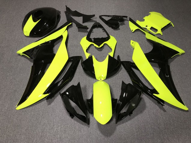 High Viz and Black Custom 08-16 R6 Motorcycle Fairing High Viz and Black Custom 08-16 R6 Motorcycle Fairing
