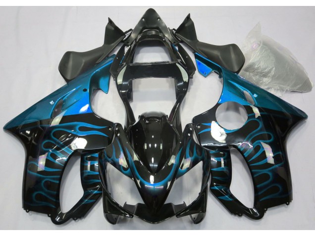 Light Blue Flame 01-03 CBR600 F4i Motorcycle Fairing Light Blue Flame 01-03 CBR600 F4i Motorcycle Fairing