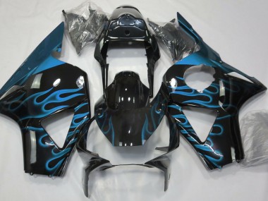 Light Blue Flame 02-03 CBR954RR Motorcycle Fairing