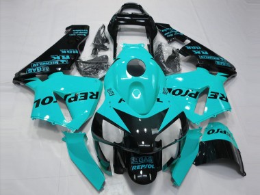 Light Blue Repsol 03-04 CBR600RR Motorcycle Fairing