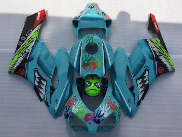 Light Blue Shark 04-05 CBR1000RR Motorcycle Fairing Light Blue Shark 04-05 CBR1000RR Motorcycle Fairing