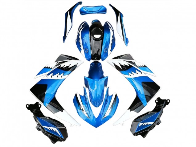Light Blue Shark 15-18 R3 Motorcycle Fairing Light Blue Shark 15-18 R3 Motorcycle Fairing