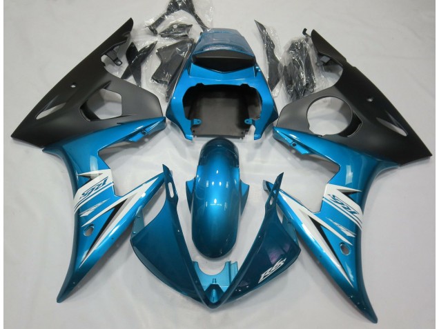 Light Blue & White 03-04 R6 Motorcycle Fairing