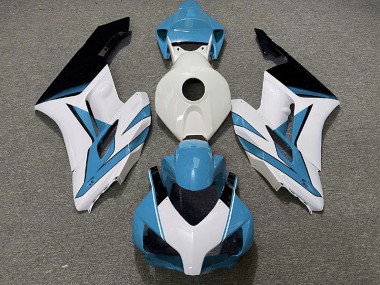 Light Blue White and Gloss Black 04-05 CBR1000RR Motorcycle Fairing