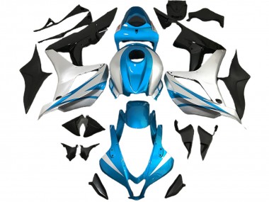 Light Blue and Silver OEM Style 07-08 CBR600RR Motorcycle Fairing
