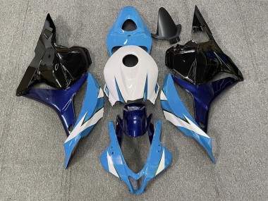 Light Blue and White 09-12 CBR600RR Motorcycle Fairing