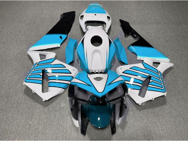 Light Blue and White Wings 05-06 CBR600RR Motorcycle Fairing Light Blue and White Wings 05-06 CBR600RR Motorcycle Fairing