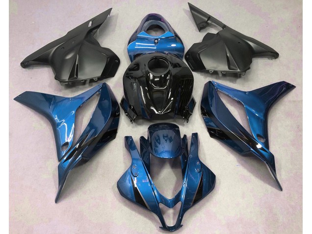 Light Blue with Black 09-12 CBR600RR Motorcycle Fairing Light Blue with Black 09-12 CBR600RR Motorcycle Fairing
