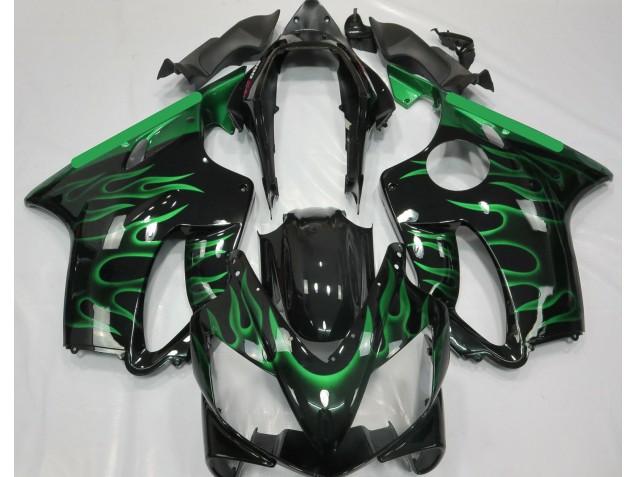 Light Green Flame 04-07 CBR600 F4i Motorcycle Fairing Light Green Flame 04-07 CBR600 F4i Motorcycle Fairing