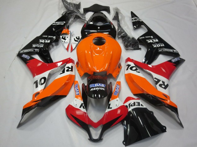 Light Orange Repsol 07-08 CBR600RR Motorcycle Fairing