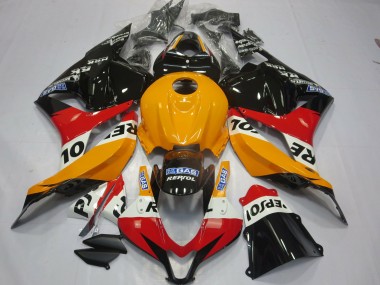 Light Orange Repsol 09-12 CBR600RR Motorcycle Fairing