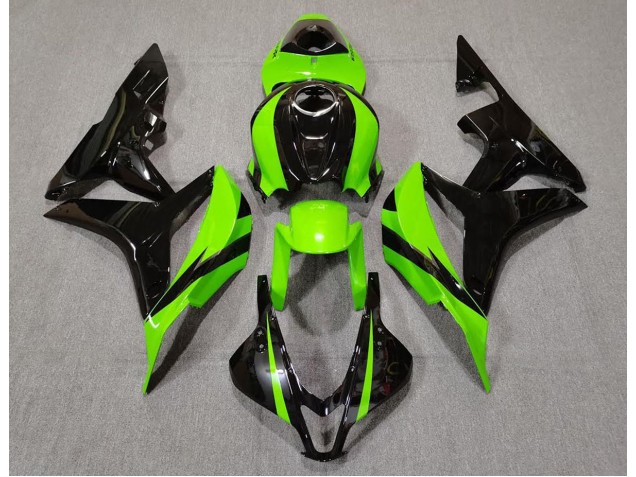Lime Green and Black 07-08 CBR600RR Motorcycle Fairing Lime Green and Black 07-08 CBR600RR Motorcycle Fairing