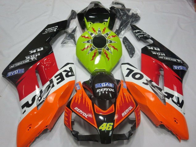 Lime Rossi Repsol 04-05 CBR1000RR Motorcycle Fairing