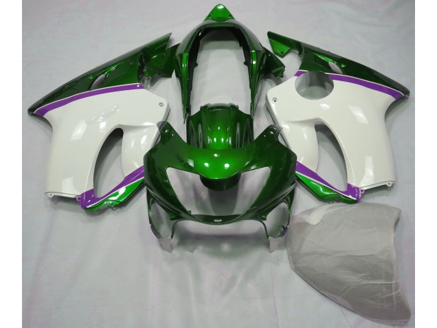 Lizard Green and Purple 99-00 CBR600 F4 Motorcycle Fairing Lizard Green and Purple 99-00 CBR600 F4 Motorcycle Fairing