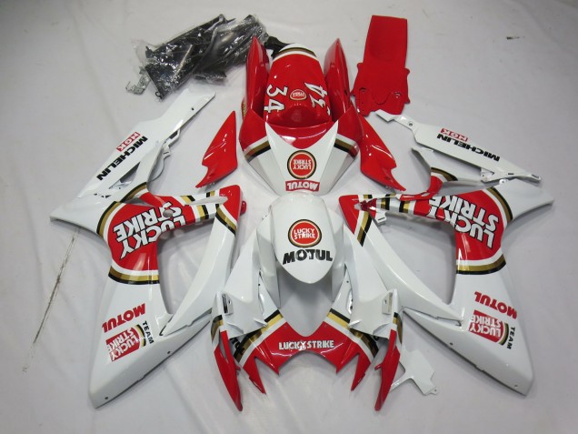 Lucky Strike 06-07 GSXR 600-750 Motorcycle Fairing Lucky Strike 06-07 GSXR 600-750 Motorcycle Fairing