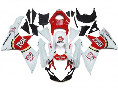 Lucky Strike with Gold Circle 11-24 GSXR 600-750 Motorcycle Fairing