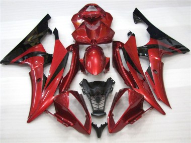 Maroon Black 08-16 R6 Motorcycle Fairing