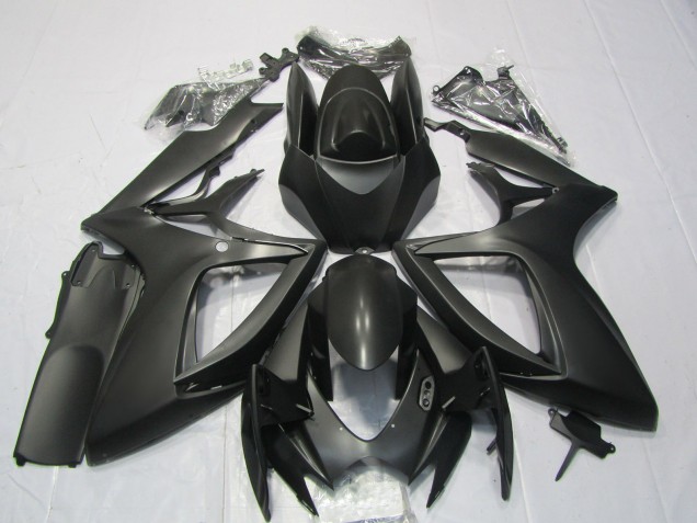 Matte Black 06-07 GSXR 600-750 Motorcycle Fairing Matte Black 06-07 GSXR 600-750 Motorcycle Fairing