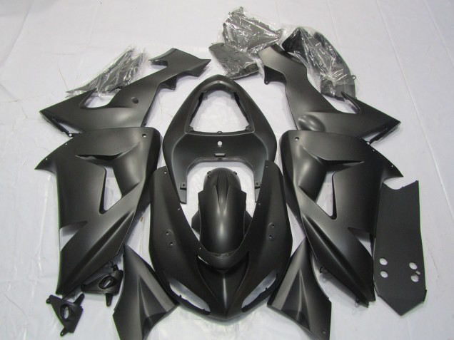 Matte Black 06-07 ZX10R Motorcycle Fairing Matte Black 06-07 ZX10R Motorcycle Fairing
