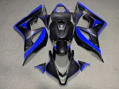 Matte Black & Blue 07-08 CBR600RR Motorcycle Fairing