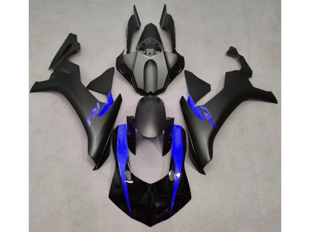 Matte Black & Blue 15-19 R1 Motorcycle Fairing Matte Black & Blue 15-19 R1 Motorcycle Fairing