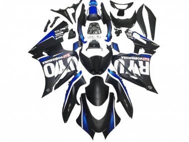 Matte Black & Blue 17-23 GSXR 1000 Motorcycle Fairing