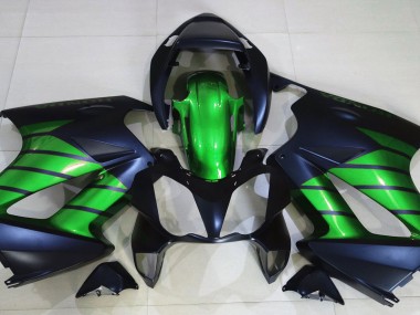 Matte Black & Green 02-12 VFR800 Motorcycle Fairing