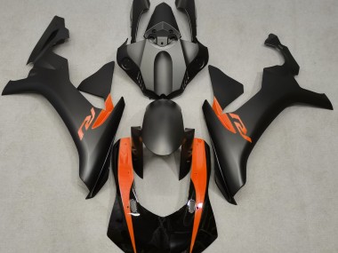 Matte Black & Orange 15-19 R1 Motorcycle Fairing