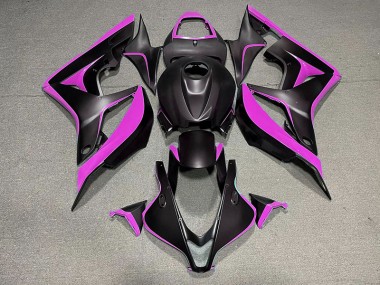 Matte Black & Pink 07-08 CBR600RR Motorcycle Fairing