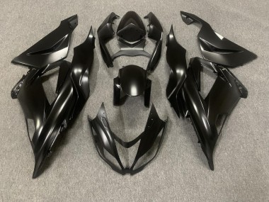 Matte Black & Protective Coat 13-18 ZX6R Motorcycle Fairing