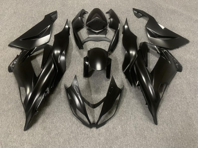 Matte Black & Protective Coat 13-18 ZX6R Motorcycle Fairing Matte Black & Protective Coat 13-18 ZX6R Motorcycle Fairing