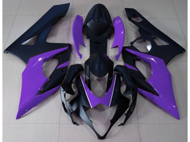 Matte Black & Purple 05-06 GSXR 1000 Motorcycle Fairing Matte Black & Purple 05-06 GSXR 1000 Motorcycle Fairing