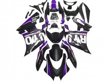 Matte Black & Purple 17-23 GSXR 1000 Motorcycle Fairing