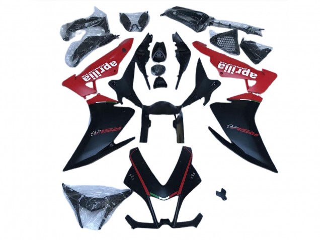 Matte Black & Red 10-15 RSV4 1000 Motorcycle Fairing Matte Black & Red 10-15 RSV4 1000 Motorcycle Fairing