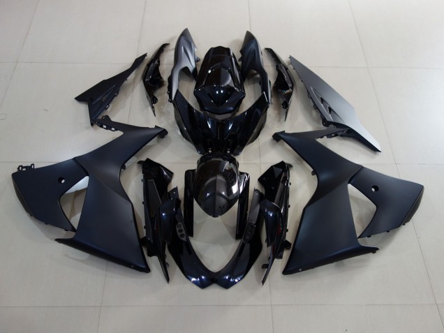 Matte Black and Gloss Black 09-16 GSXR 1000 Motorcycle Fairing Matte Black and Gloss Black 09-16 GSXR 1000 Motorcycle Fairing