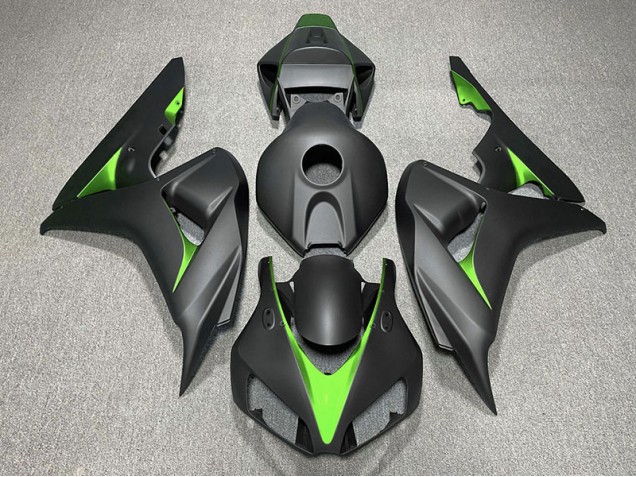 Matte Black and Green 06-07 CBR1000RR Motorcycle Fairing Matte Black and Green 06-07 CBR1000RR Motorcycle Fairing