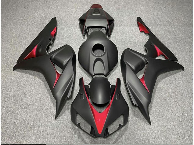 Matte Black and Light Blue 06-07 CBR1000RR Motorcycle Fairing Matte Black and Light Blue 06-07 CBR1000RR Motorcycle Fairing