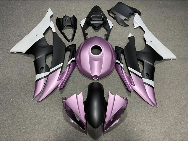 Matte Black and Light Purple 08-16 R6 Motorcycle Fairing Matte Black and Light Purple 08-16 R6 Motorcycle Fairing