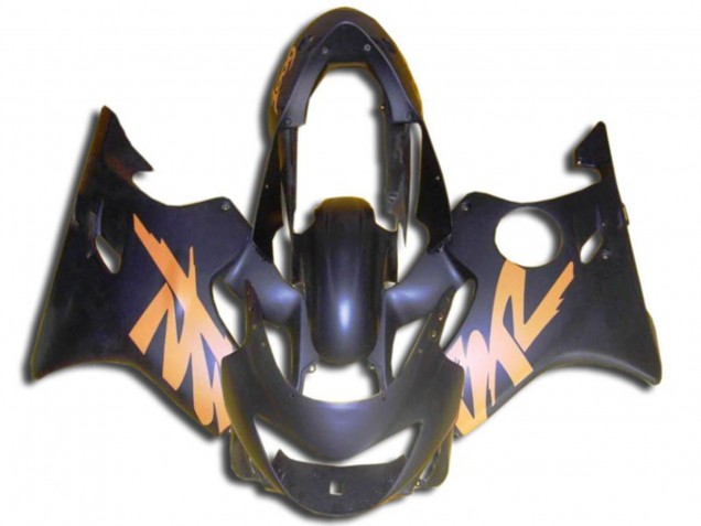 Matte Black and Orange 99-00 CBR600 F4 Motorcycle Fairing Matte Black and Orange 99-00 CBR600 F4 Motorcycle Fairing