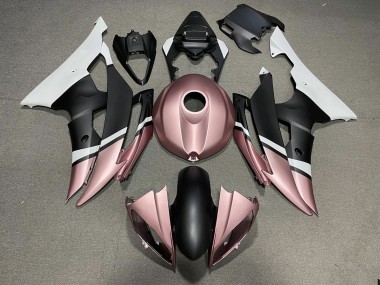 Matte Black and Rose Gold 08-16 R6 Motorcycle Fairing