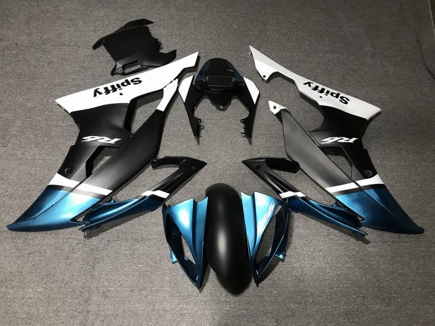 Matte Black and Special Blue 08-16 R6 Motorcycle Fairing Matte Black and Special Blue 08-16 R6 Motorcycle Fairing