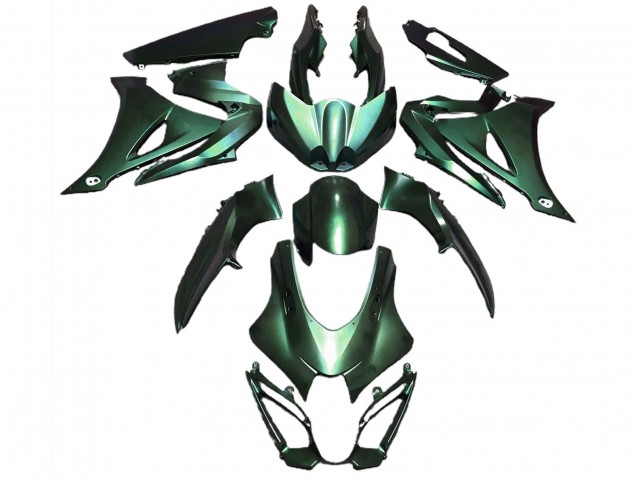 Matte Green 17-23 GSXR 1000 Motorcycle Fairing Matte Green 17-23 GSXR 1000 Motorcycle Fairing