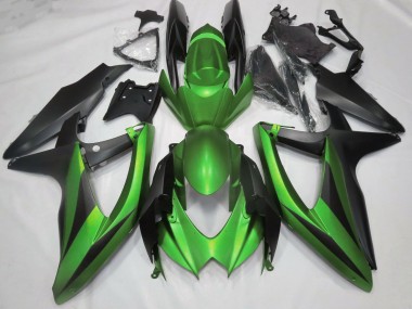 Matte Green No R 08-10 GSXR 600-750 Motorcycle Fairing