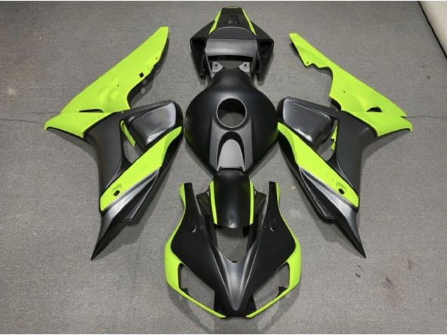Matte Grey Black and Green 06-07 CBR1000RR Motorcycle Fairing