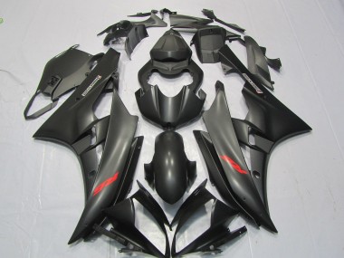 Matte Black Red Decal 06-07 R6 Motorcycle Fairing
