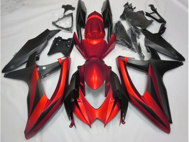 Matte Red No R 08-10 GSXR 600-750 Motorcycle Fairing Matte Red No R 08-10 GSXR 600-750 Motorcycle Fairing